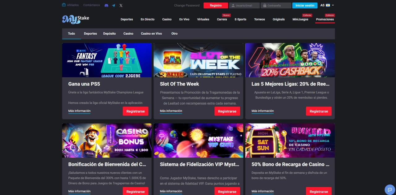 Bonus code Mystake – Bonos para Argentina